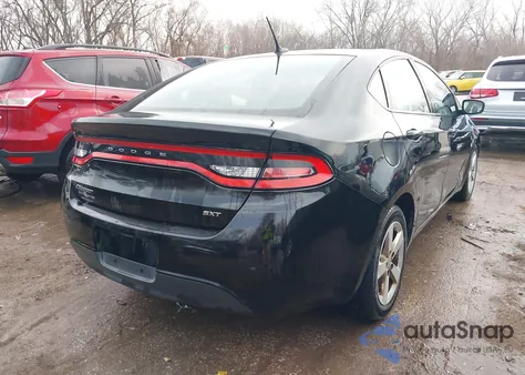 2015 Dodge Dart Sxt из США, поврежденный, VIN 1C3CDFBBXFD302162